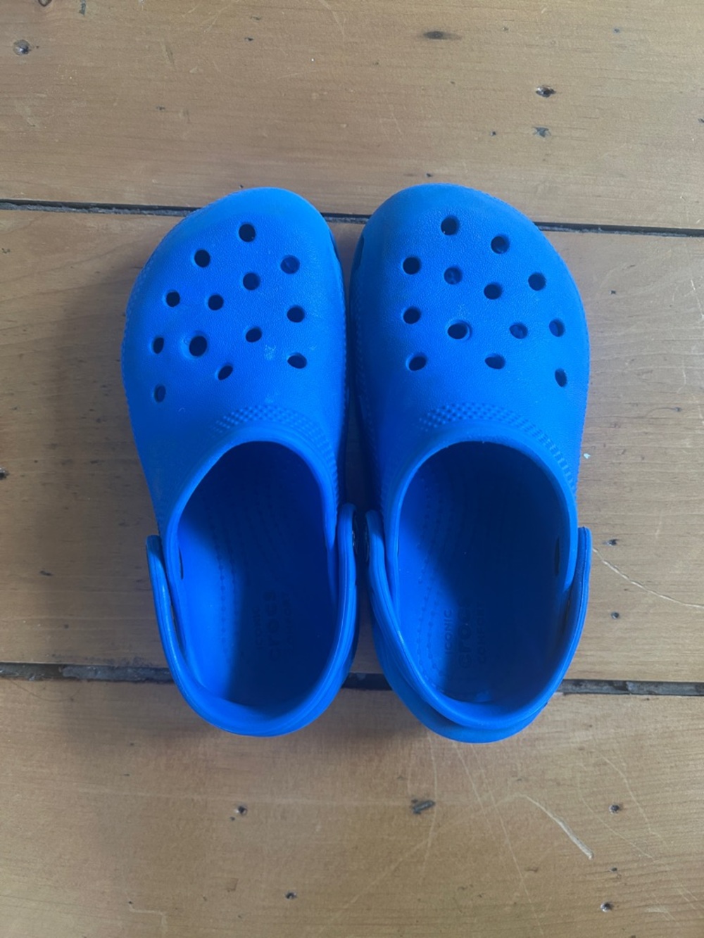 CROCS Kids Bright Blue Water Clogs